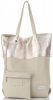 Kožené kabelka shopper bag Vittoria Gotti béžová V6538